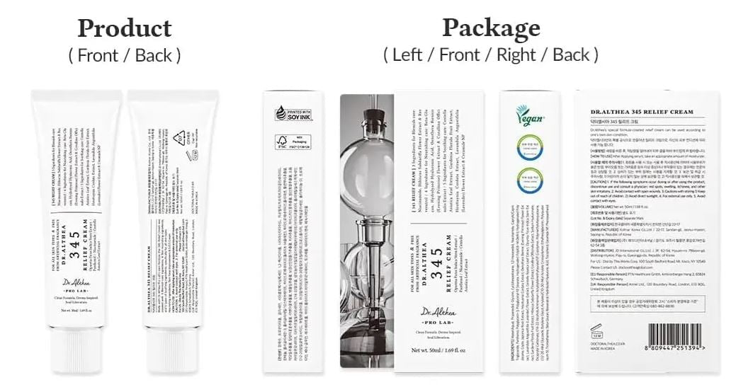 Dr.Althea Crema Hidratante Facial 345 Con Niacinamida y Ácido Hialurónico - It Suplementos