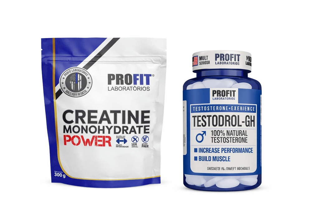 Kit Creatina 300 Gr + Testodrol 60 capsulas PROFIT - It Suplementos