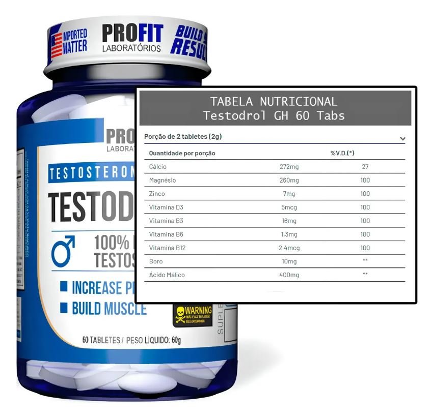 Testodrol 60 Capsulas Profit - It Suplementos